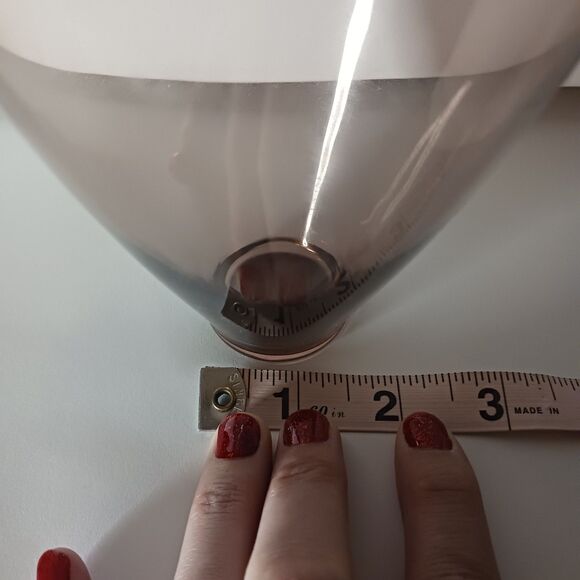 Lenox Pierced Iris Removable Vase Insert Light Purple Clear Replacement Vintage - Picture 3 of 6